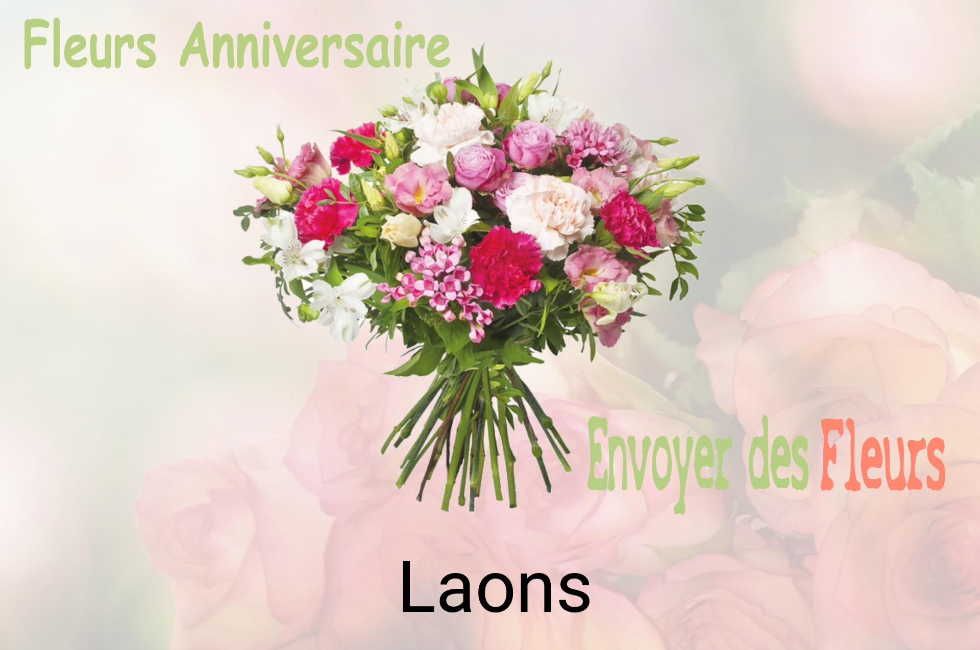 Bouquet de fleurs d’anniversaire livré à Laons